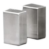 American Metalcraft Rectangular S/S Salt & Pepper Shaker Set