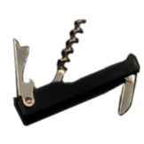 American Metalcraft Waiter Corkscrew w/ Curved Knife and Bottle Opener