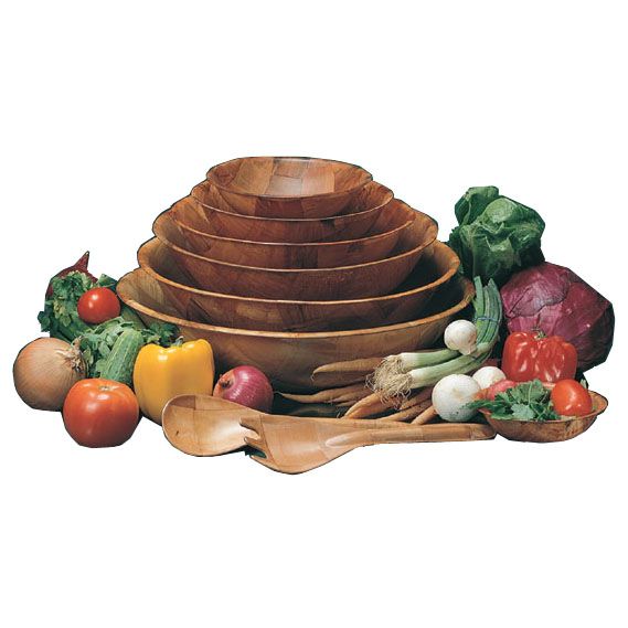 American Metalcraft 18" Round Woven Woodenware Bowl