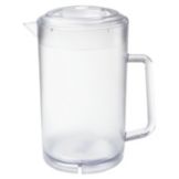 G.E.T. Textured Clear Polycarbonate 64 Oz Water Pitcher w/ Lid
