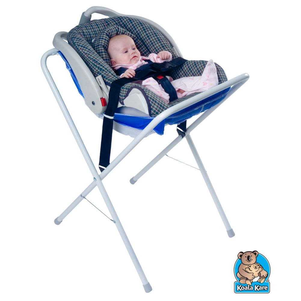 Koala Kare White / Blue Infant Seat Kradle