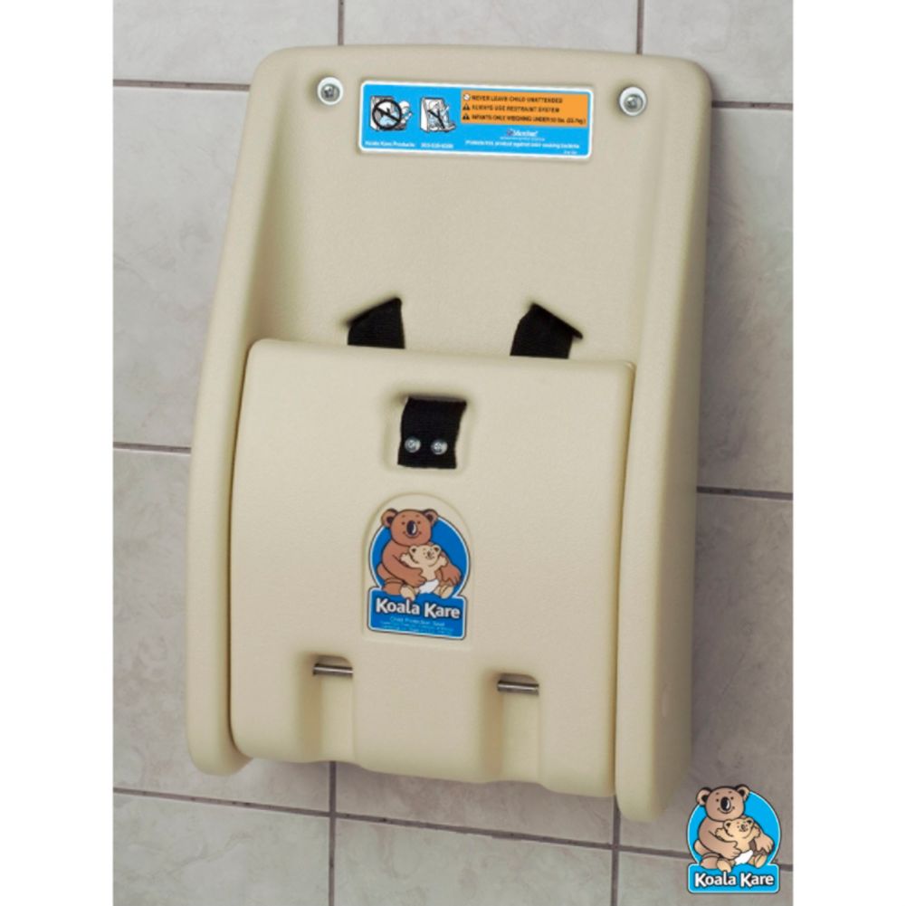 Koala Kare Cream Wall Mounted Child Protection Seat/ Safety Seat