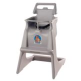 Koala Kare Gray Classic High Chair w/ Recessed Wheel