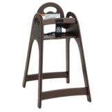 Koala Kare Designer Brown High Chair w/ Rounded Top & Sides