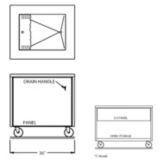 Randell&reg; 36" Open Base Iced Cold Food Table