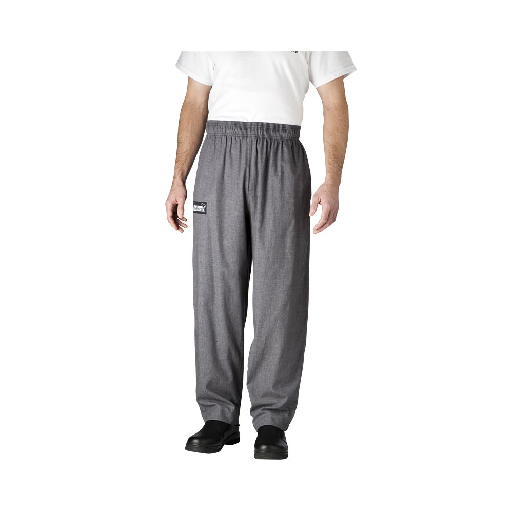 Chefwear 350032 XL Charcoal Ultimate Chef Pants eBay