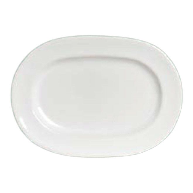 Steelite Anfora American Basics 11-1/4" Racetrack Oval Platter