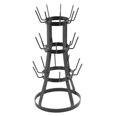 Dover European Metalworks Steel 13" Diameter Petite Bottle Rack