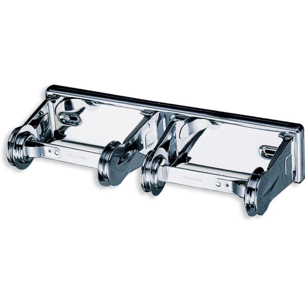 San Jamar&reg; Locking Chrome Toilet Tissue Dispenser