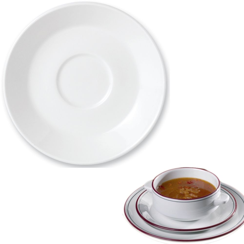 Steelite Simplicity Cabernet 6" Slimline Saucer