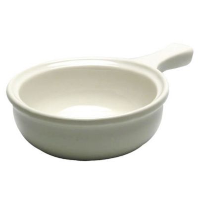 Diversified Ceramics 5" Ultra White Handled Soup Bowl