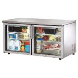 True&reg; Low Profile 15.5 CF Undercounter Refrigerator w/ Glass Door