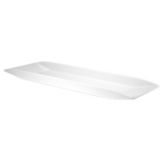 Gourmet Display&reg; 23" x 7-1/2" White Melamine Platter