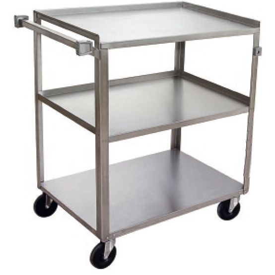 Channel Utility / Bussing Cart w/ 3 Shelves