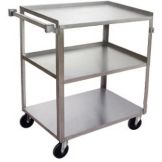 Channel Utility / Bussing Cart w/ 3 Shelves