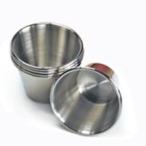 Clipper Mill Small Brushed S/S 3 oz Ramekin / Condiment Cup