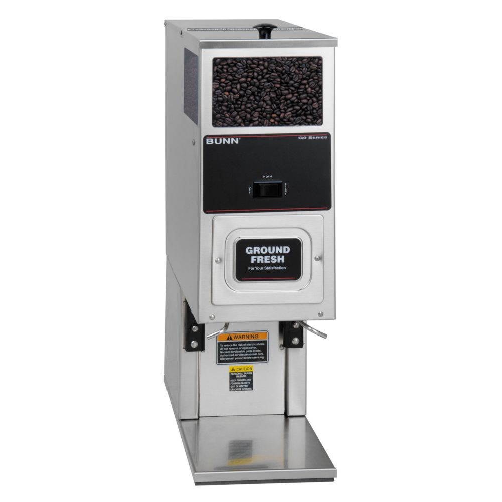 BUNN&reg; G9THD S/S Portion Control Coffee Grinder with 9 Lb. Hopper
