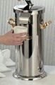 Airpot Complete Coverup Set, Lever Lid, Polished S/S W/ Gold Handles