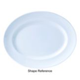 Steelite Intl. Monaco Ambassador Burgundy Oval Dish, 11"