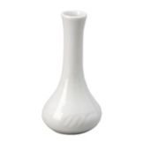 Vertex China Sausalito Oriental Collection White 4-1/2" Bud Vase