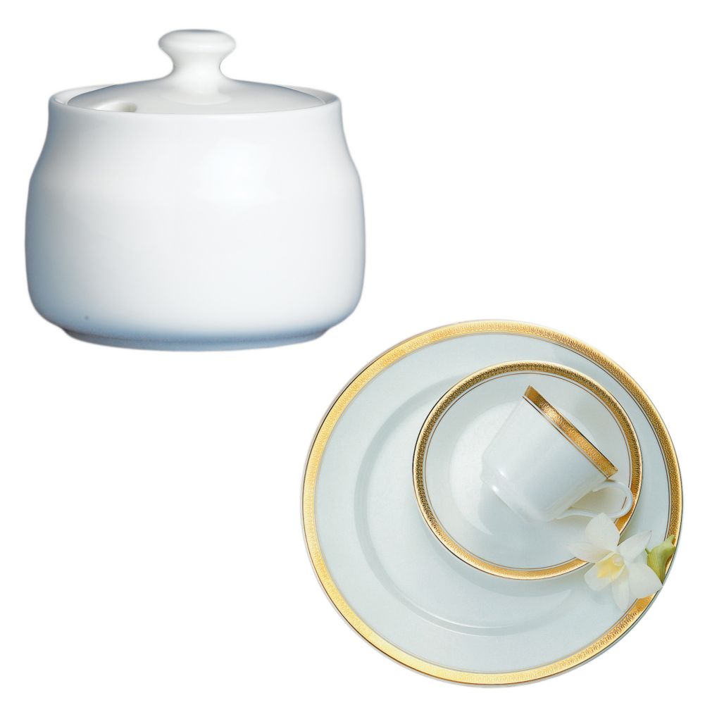 Steelite Royal Court Esmeralda 7-3/4 Oz Sugar Bowl