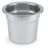 Miramar Polished S/S Decorative Soup Inset w/ Non-Embossed Rim, 10 Qt