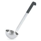 Jacob's Pride 1-Piece S/S Ladle w/ Black Kool-Touch Handle, 8 oz