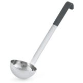 Jacob's Pride 1-Piece S/S Ladle w/ Black Kool-Touch Handle, 3 oz