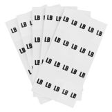Black / White LB Insert for Shelf Molding, 1-1/4 x 1/2