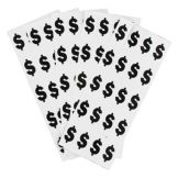 Black / Red "$" Insert for Shelf Molding, 1-1/4 x 5/8