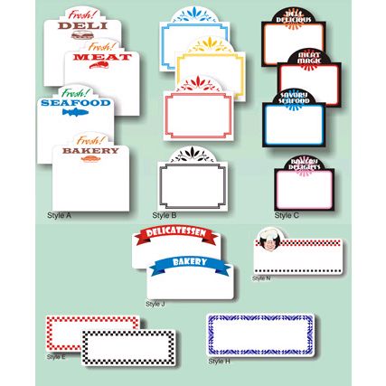 White Square Corner Write-On / Wipe-Off Tag, 2-1/4" x 4"