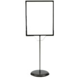 Black Poster / Ad Floor Stand Sign Holder 22" x 28"