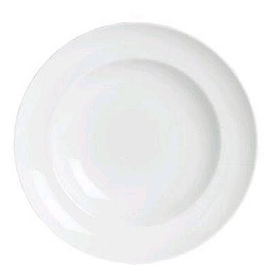 Steelite Rene Ozorio Aura Duo White Rim 7 Oz Soup Plate
