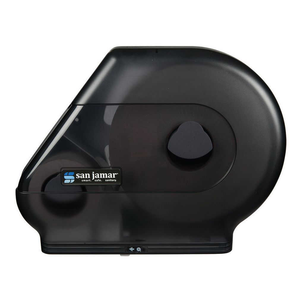 San Jamar R6500TBK Black Pearl Quantum Jumbo Bath Tissue Dispenser