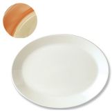 Steelite Performance Naturals Paprika 12" Oval Coupe Platter