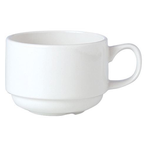 Steelite Performance Simplicity White Slimline 10 Oz Stacking Cup