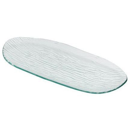 Steelite Creations Glass Narrow 25-1/2 x 5-1/2" Buffet Platter