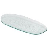 Steelite Creations Glass Narrow 25-1/2 x 5-1/2" Buffet Platter