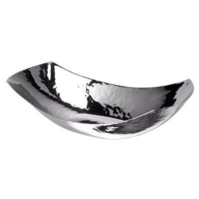 Steelite Worthy, Noble & Kent Hammered S/S 90 Oz Curved Bowl