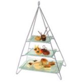 Steelite Worthy, Noble & Kent Mirror S/S Afternoon Tea Stand