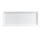 Steelite Rene Ozorio Aura 9-1/2" x 4-3/4" Embossed Tray