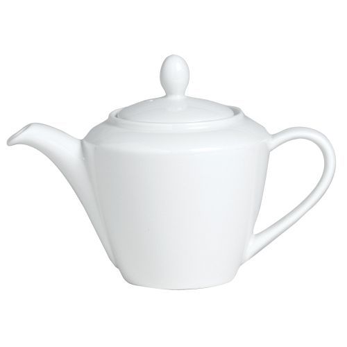 Steelite Performance Simplicity White Madison 21 Oz Teapot with Lid