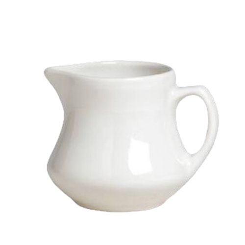 Steelite Anfora American Basics White Allegheny 3.5 Oz. Creamer