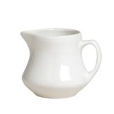 Steelite Anfora American Basics White Allegheny 3.5 Oz. Creamer