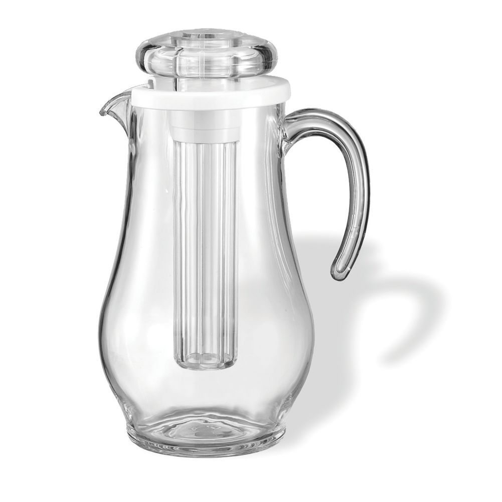 Service Ideas Acrylic 1.9 liter Ice Tube Pitcher