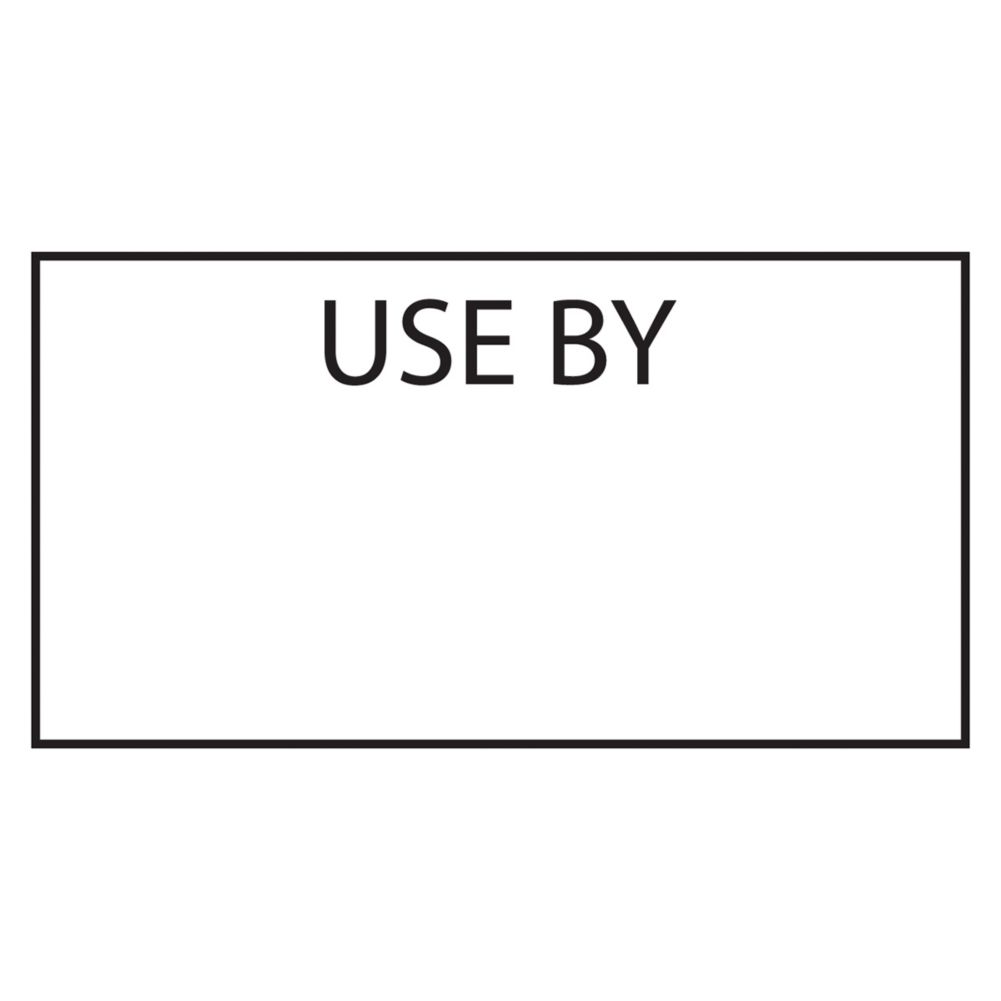 DayMark White Use By Label for Monarch 1110 Label Gun