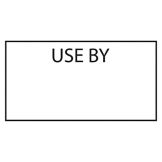 DayMark White Use By Label for Monarch 1110 Label Gun