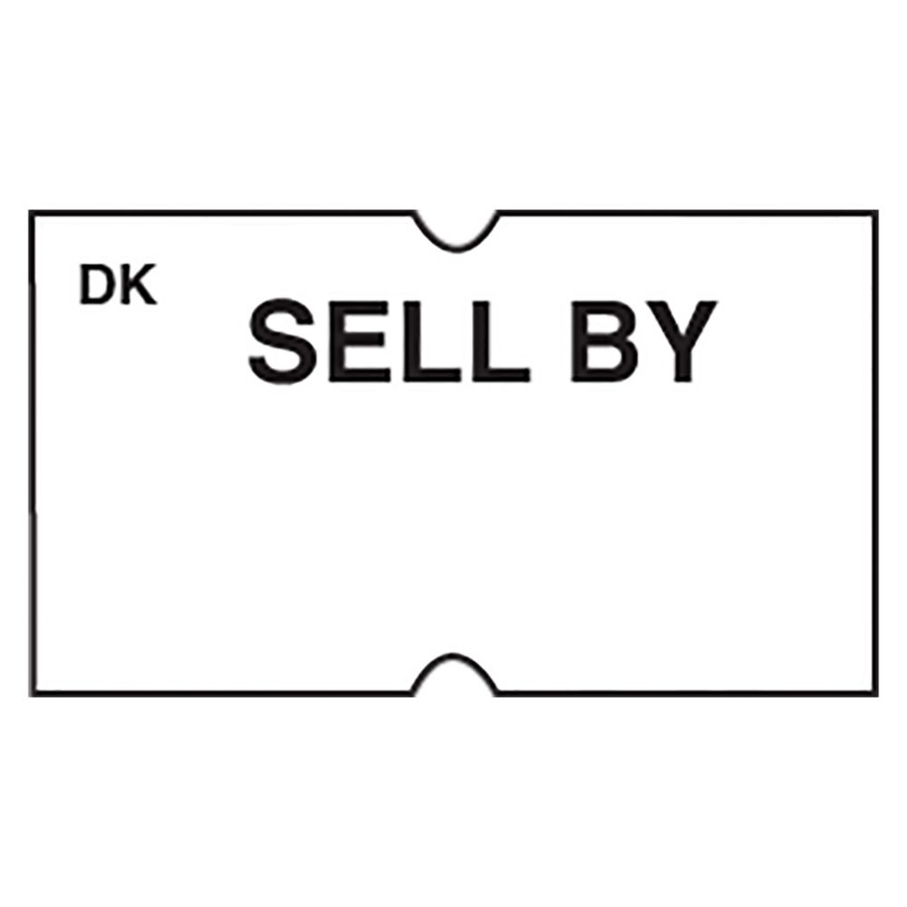 DayMark DuraMark&trade; White Sell By Label for DM-3 Label Gun