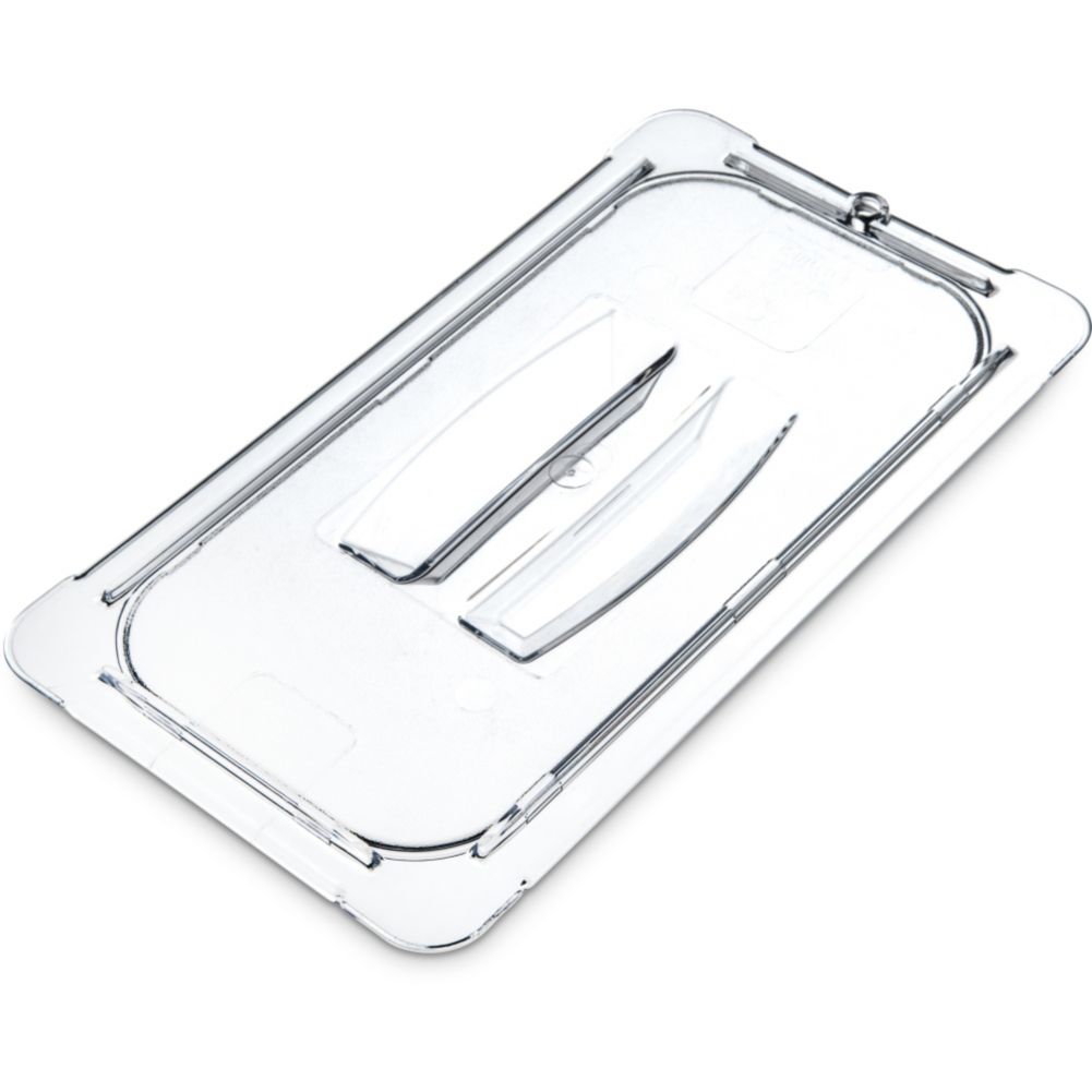 Carlisle Foodservice Universal Clear 1/3 Size Handled Foodpan Lid