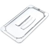 Carlisle Foodservice Universal Clear 1/3 Size Handled Foodpan Lid